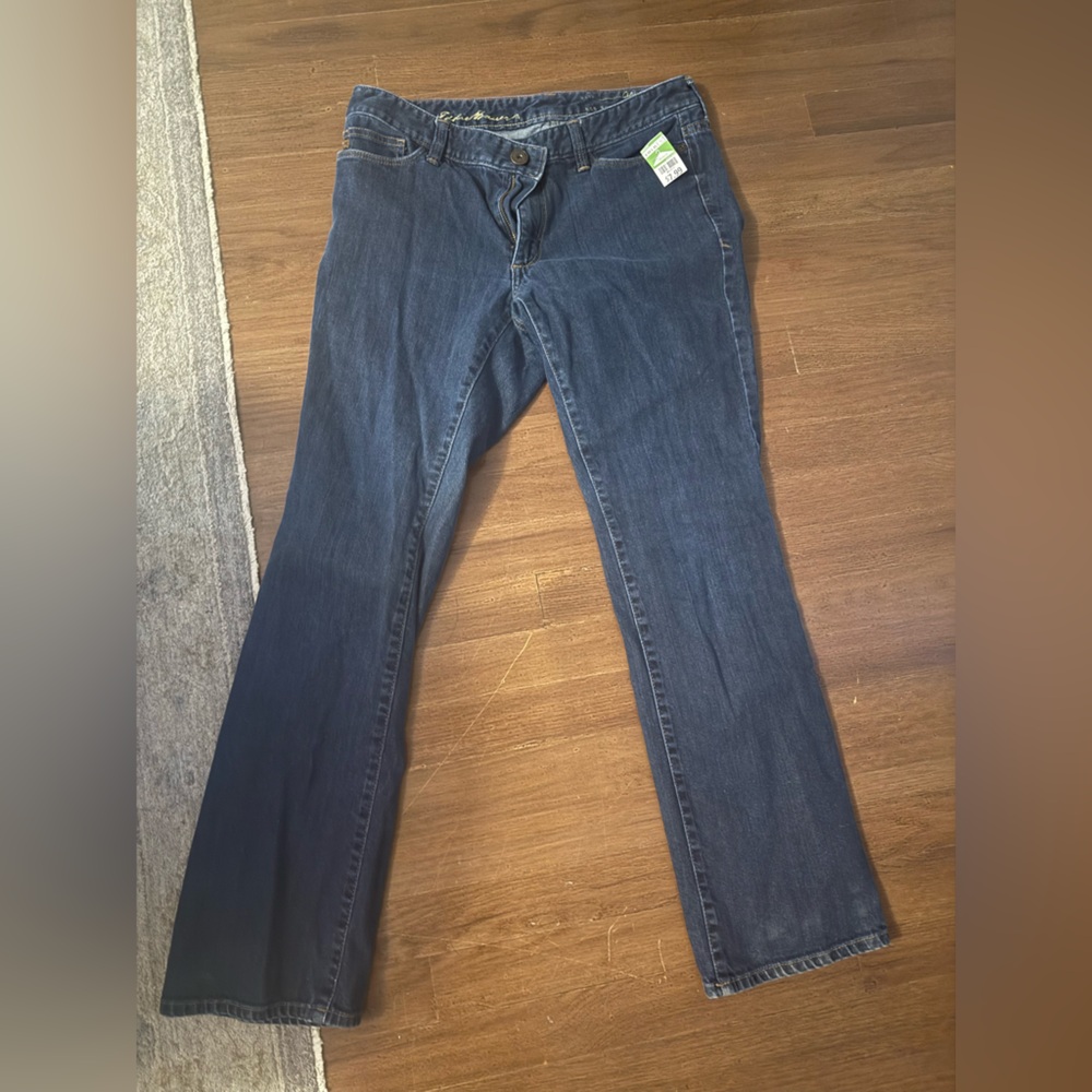 Classic Eddie Bauer barfly boot Women's Jeans